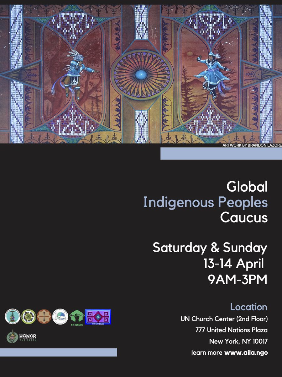 Thank you to our sponsors @AICHNYC, @Tonatierra, @NYRenews, @indigenousVI, & Sacred Places Institute for making today a success. Thank you @Docip_en for doing such a wonderful job. Please join us tomorrow. #UNPFII #UNPFII2024 #WeAreIndigenous