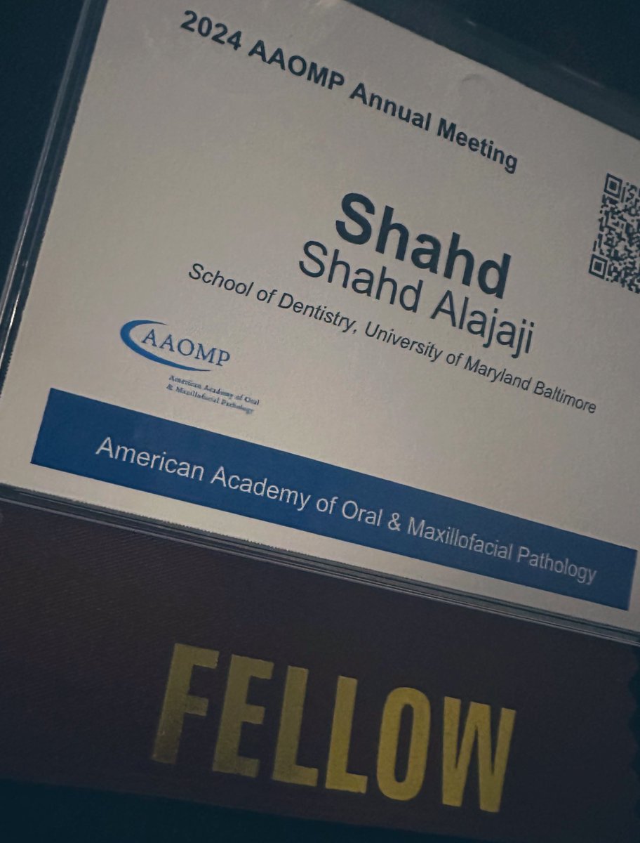 Today, I successfully passed the @_aaomp Fellowship Examination! Officially a fellow in Oral and Maxillofacial Pathology🔬#aaomp2024