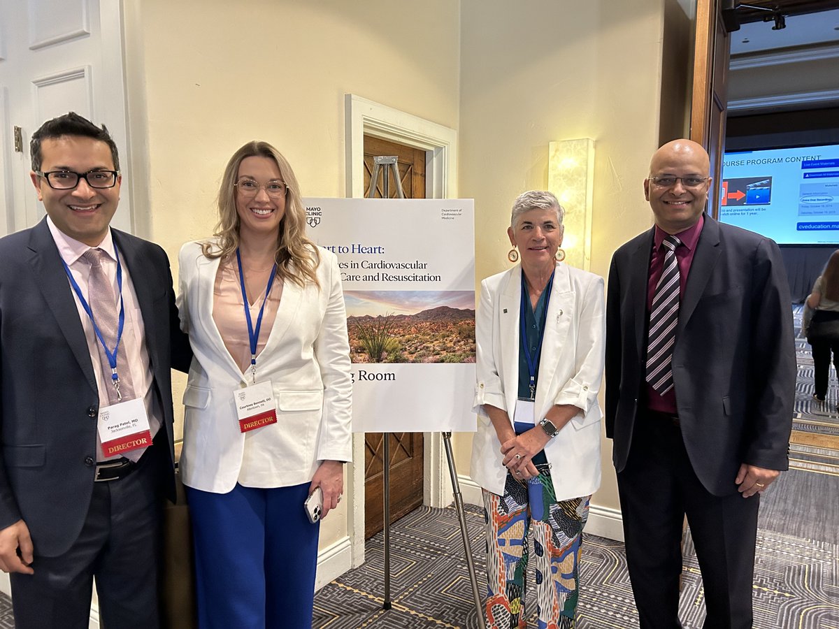 HeidiDalton26's tweet photo. Glad to be participating in the Mayo Heart to Heart conference here in Scottsdale!  Great learning and camaraderie https://t.co/iOoMA7JqMt