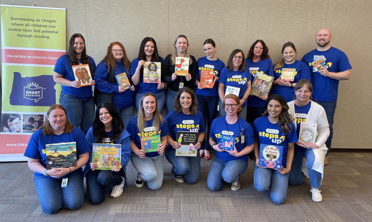 We'd like to say a huge thank you to our friends at SELCO Community Credit Union! We worked with multiple branches in our Central and South Valley areas to host book drives. The donated books were then cleaned by SELCO employees and will redistributed to local kids in the area!