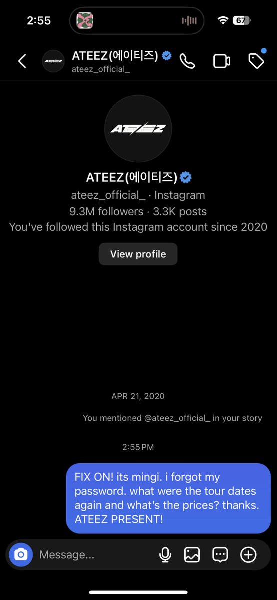 horangzzn's tweet photo. don’t worry guys. imma get that ateez tour info for yall soon! https://t.co/wxsffvA921