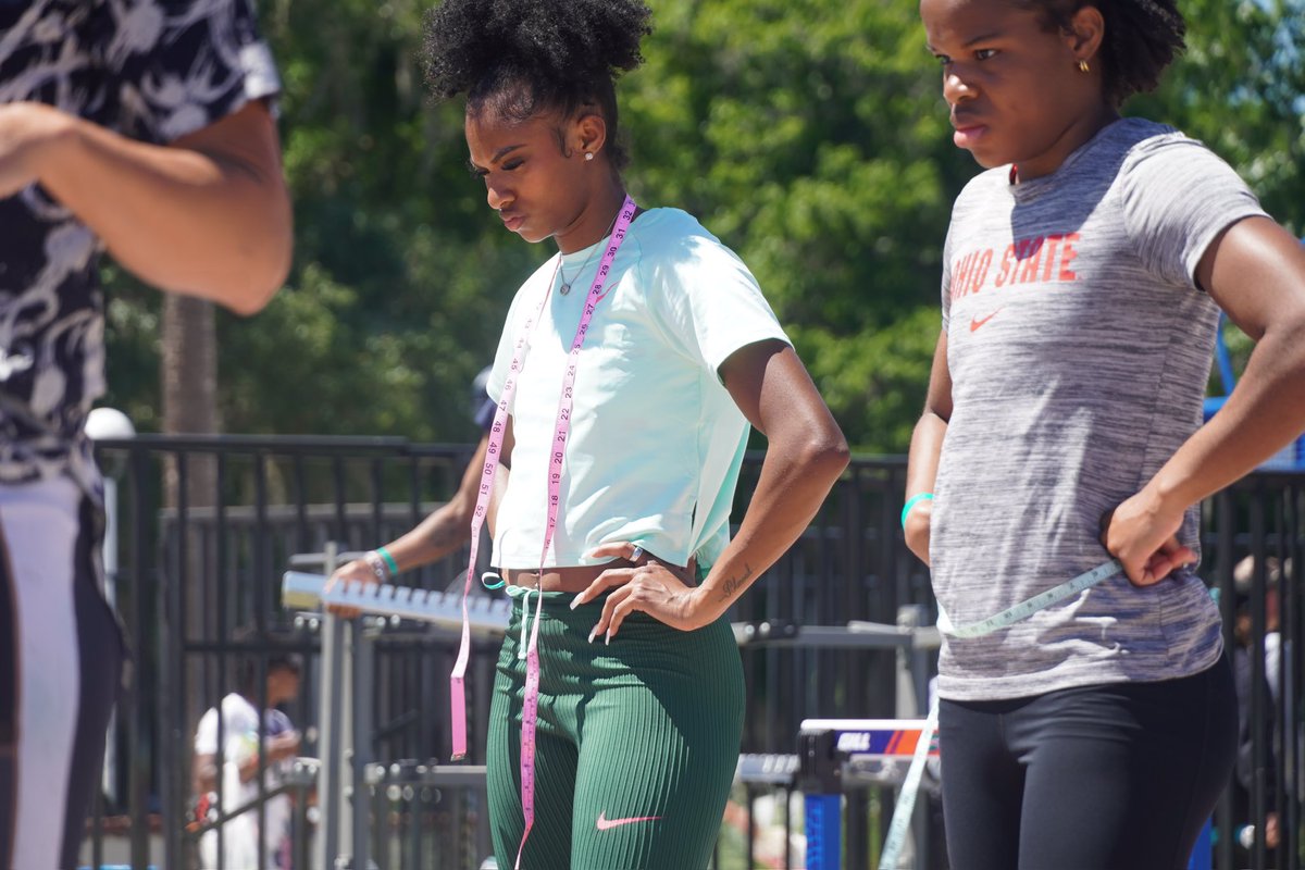 NCAA Great Masai Russell is signed to Nike Russel dominated in the 100mh and 400mh during her time at Kentucky Congratulations 👏