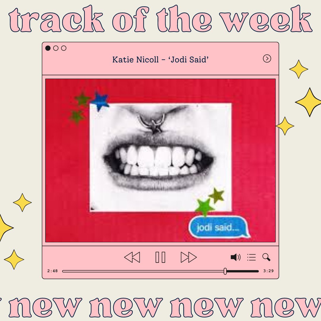 Track of The Week: Katie Nicoll- 'Jodi Said' ‘Jodi Said’ is the first release of 2024 for Katie Nicoll, which dropped on Wednesday April 10th! It is a catchy alt-pop banger with an infectious chorus. Love this and can't wait to see what else is in store for Katie this year!