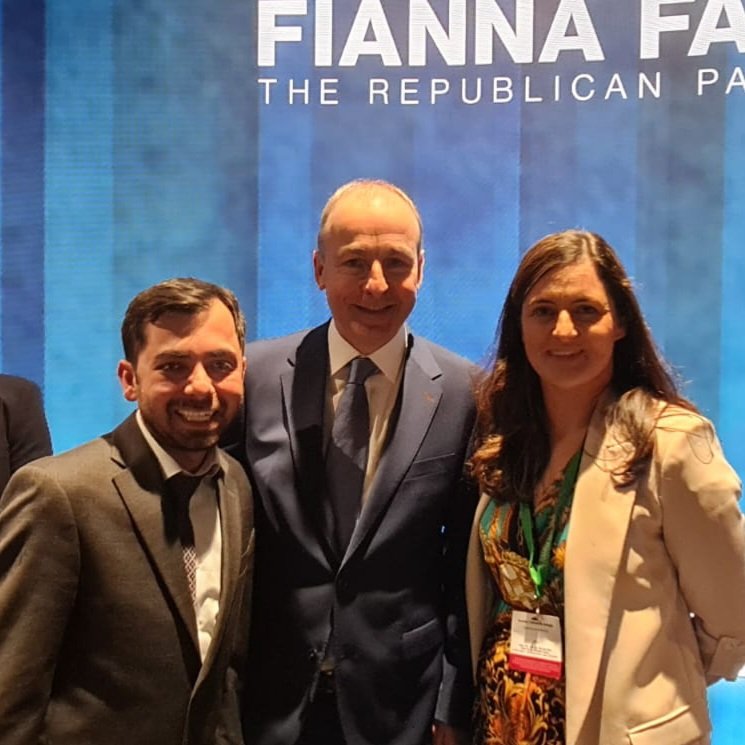 Amazing speech by our Leader at #FFArdFheis24. Thanks so much @MichealMartinTD and Senator @cardagh for always supporting me. @fiannafailparty @OgraFiannaFail