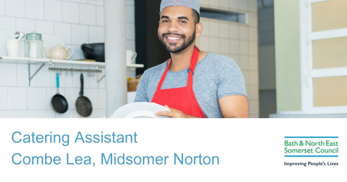 We are recruiting a part-time Catering Assistant to work at Combe Lea, Midsomer Norton, to help support the catering service. The working pattern will include working every other weekend with some bank holidays To apply: ow.ly/ZBQX50RcVRv #bathjobs #bathnesjobs