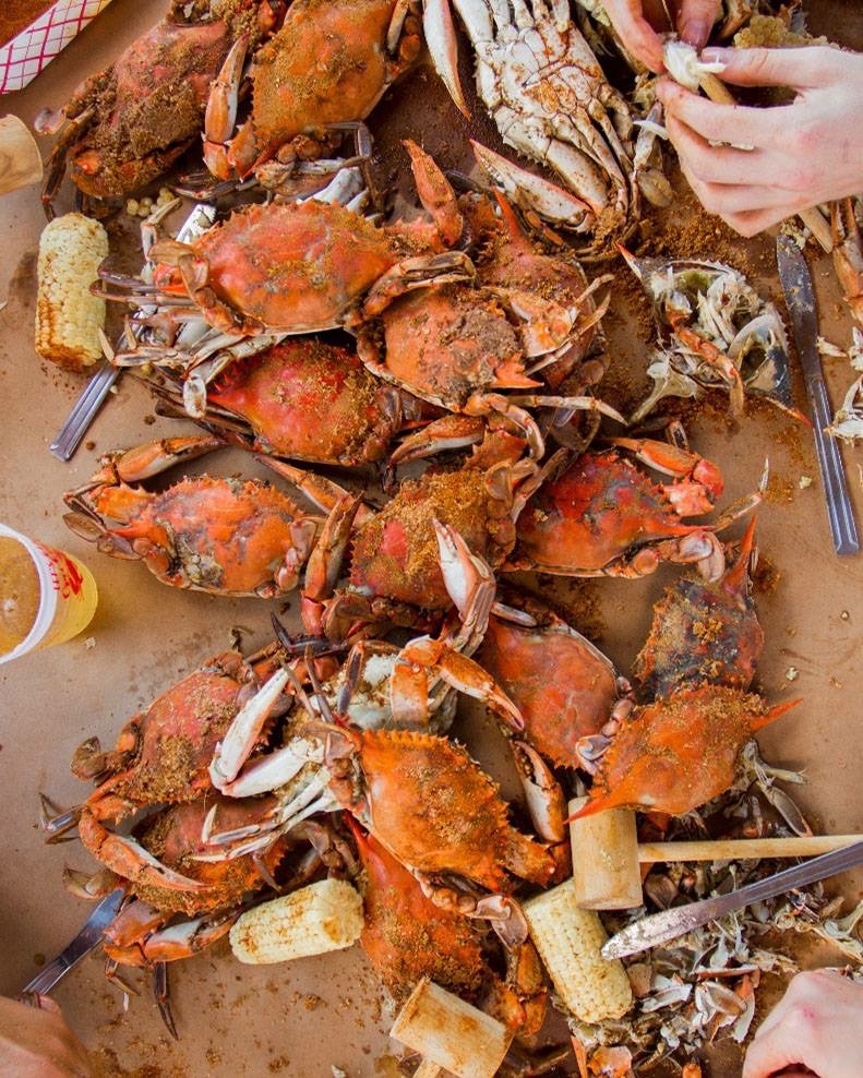 Saturday, Natrudays, Crabs & Good Vibes

Males
Small $45 Dz
Medium $65 Dz 
Large $95 Dz 
Xlg $125 Dz
Jumbo $150 dz 

HOURS 
Mon- Thurs 11-9
Fri- Sat 11-10
Sun 11-9 

#goodeats #deals #giveaways #freshseafood #crabs #shoplocal #crabbers #crabbypretzel #tasty #goodeats #grub #su...