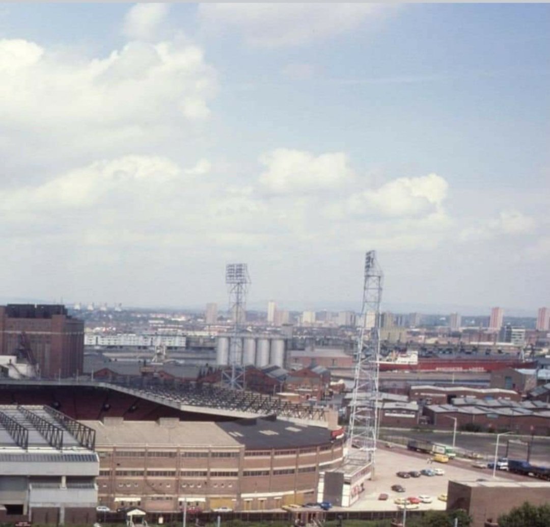 Better times when you went to Old Trafford. Big Ron, Robbo, Sparky, Norm. And even the cobbled together roof.