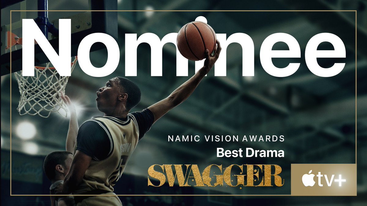 MamaMoFlo's tweet photo. Our series #Swagger has been nominated for Best Drama Series at the NAMIC Vision Awards! Thank you, @NAMICNational, for the recognition. Shoutout to our amazing cast, crew, and fans for your incredible support!
#SwaggerAppleTV #NAMICVisionAwards #BestDramaSeries
#FYC https://t.co/f6FEkfxKA2