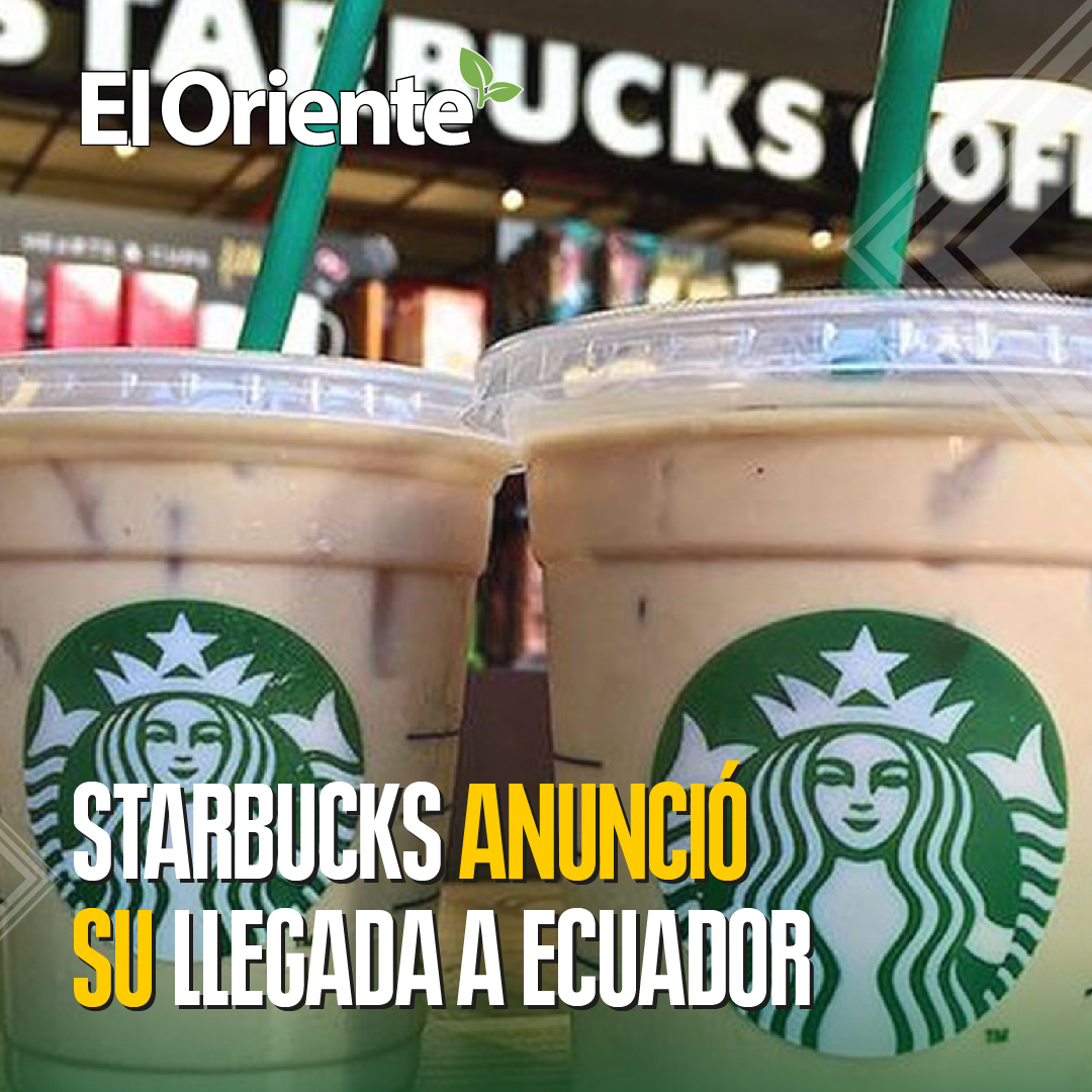ElOrienteEc's tweet photo. La famosa marca estadounidense de café, #Starbucks, llegará a Ecuador. Estos son los detalles #ILoveStarbucks 👉  https://t.co/58JDG8MFK7 https://t.co/NxOt2q7FO9