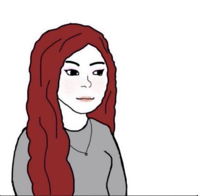 Can someone explain this meme? Who is it supposed to be? Is she eurasian or something?