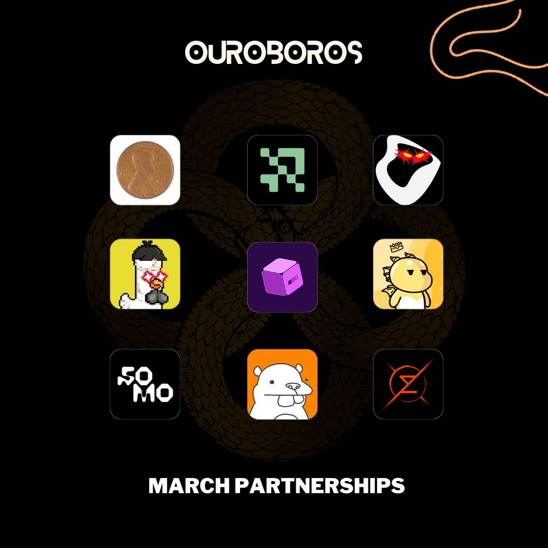 March proved to be an exciting month for the Ouroboros community as we continued our progress and nurtured some invaluable collaborations with notable communities that are doing great things for the space in their own right. Next up; Runes 🔳