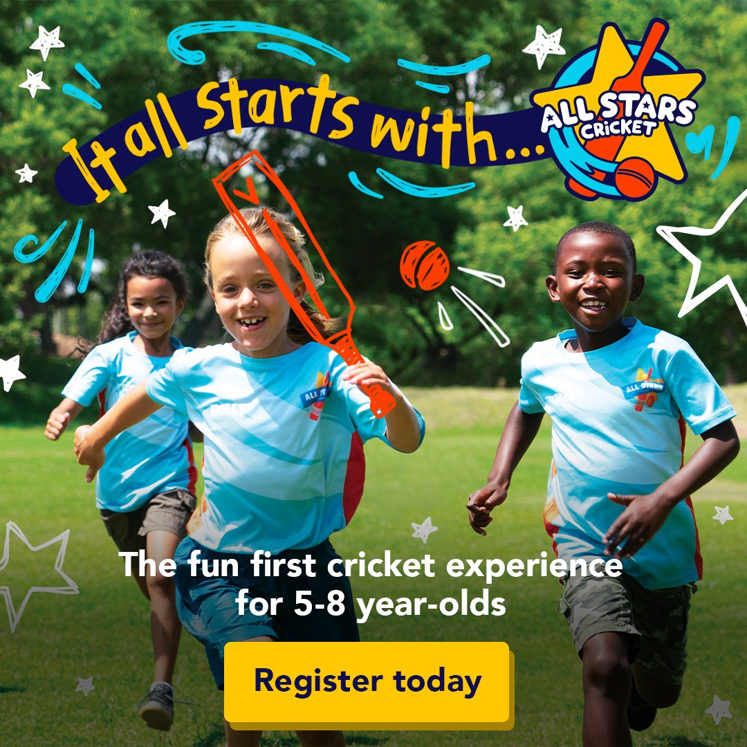 We're delighted to announce our All Stars Cricket programme is open to register for 2024! ⏰5.30-6.15pm 📅Friday 17th May- Friday 5th July 📍North Ferriby CC We're ready for another fun filled summer of cricket, so make sure to book your child's place! ecb.clubspark.uk/AllStars/Cours…