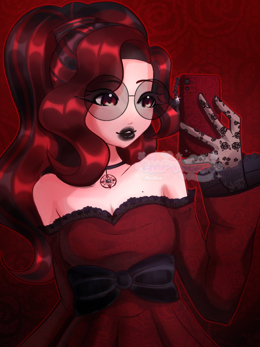 ♥️Finished c0mmish for @.genuinelyxander !! Was so much fun to do, their oc is so gorgeous omg~
-----