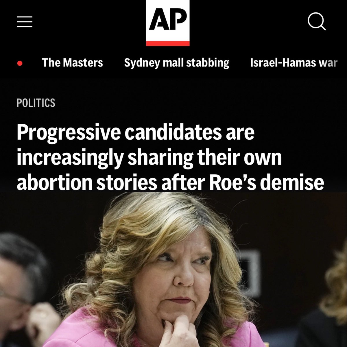 GLORIA: “I’m letting you know that I’m a woman who cares about women’s reproductive choice. To me it’s about equality and rights.” This AP story on candidates telling their personal abortion stories features @VoteGloriaJ & @allie4tn here in Tennessee. apnews.com/article/aborti…
