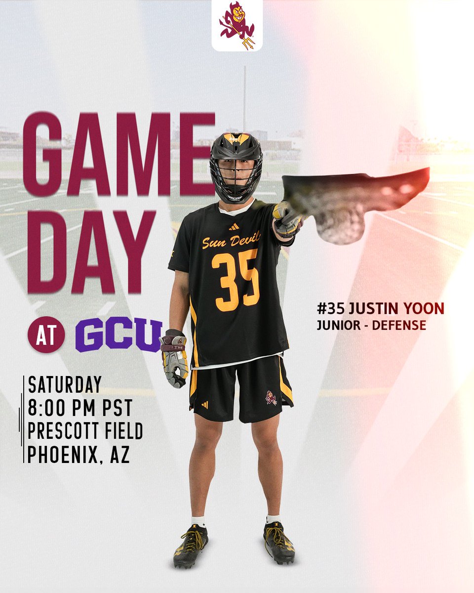 🚨𝑮𝑨𝑴𝑬𝑫𝑨𝒀🚨

The Sun Devils take on GCU for their final away game of the season 

📍Prescott Field
⏰ 8:00 PM PST
📺 MCLATV.us

#SIEGE // #makeaSTATEment