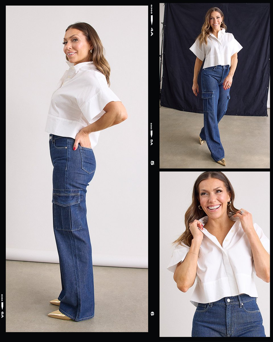 Melissa Garcia is a jean queen. See how she styles two must-have pairs: the boyfriend and the denim cargo. Psst: Shop more of Melissa’s picks at the link in bio spr.ly/6014wIMaO