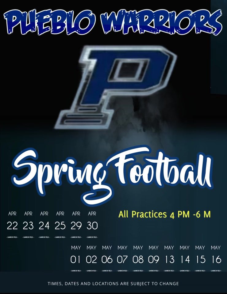 CoachSlylewis1's tweet photo. Spring football practice Schedule ! https://t.co/IHWPaNYf5o