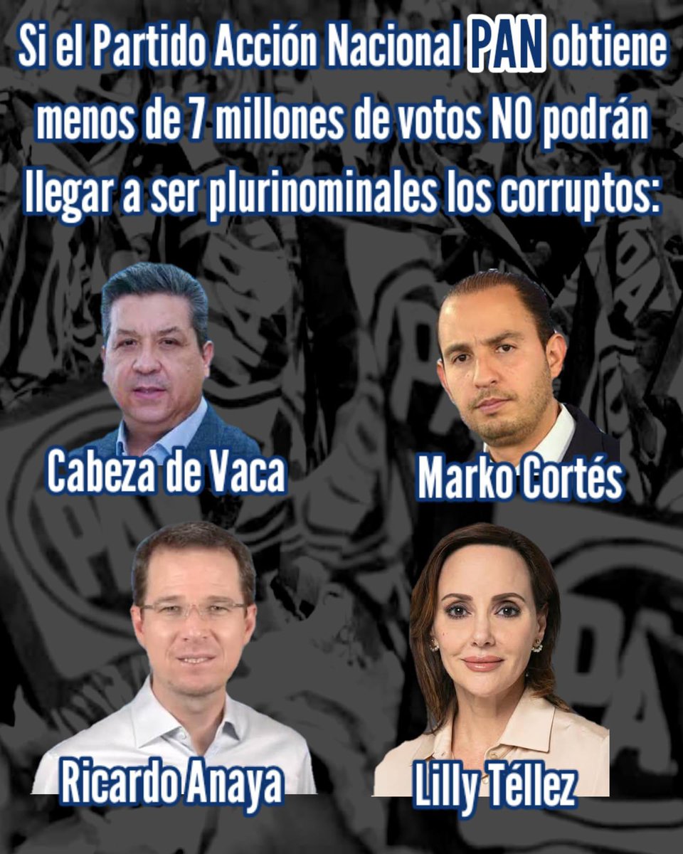 Ni un voto a los corruptos