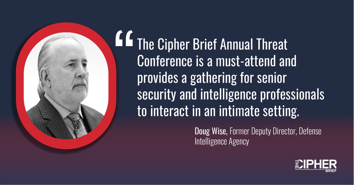 National Security is Everyone's Business. Join #TheCipherBrief and national security leaders from government and the private sector as we engage in exercises and expert-led conversations on issues including #China, #Taiwan, #Ukraine, #Russia, Quantum, AI/ML, Cyber, Emerging…