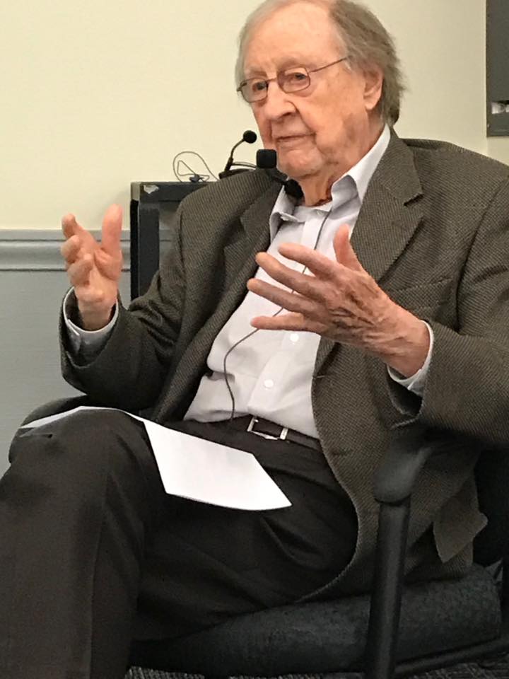 Samedi prochain, le 20 avril, le sociologue Guy Rocher, le dernier membre encore vivant de la commission Parent (création du ministre de l'Éducation, de l'école secondaire publique, des Cégeps, du réseau de l'UQ,...) aura 100 ans ! #sociologie #Québec #éducation #langue #pays