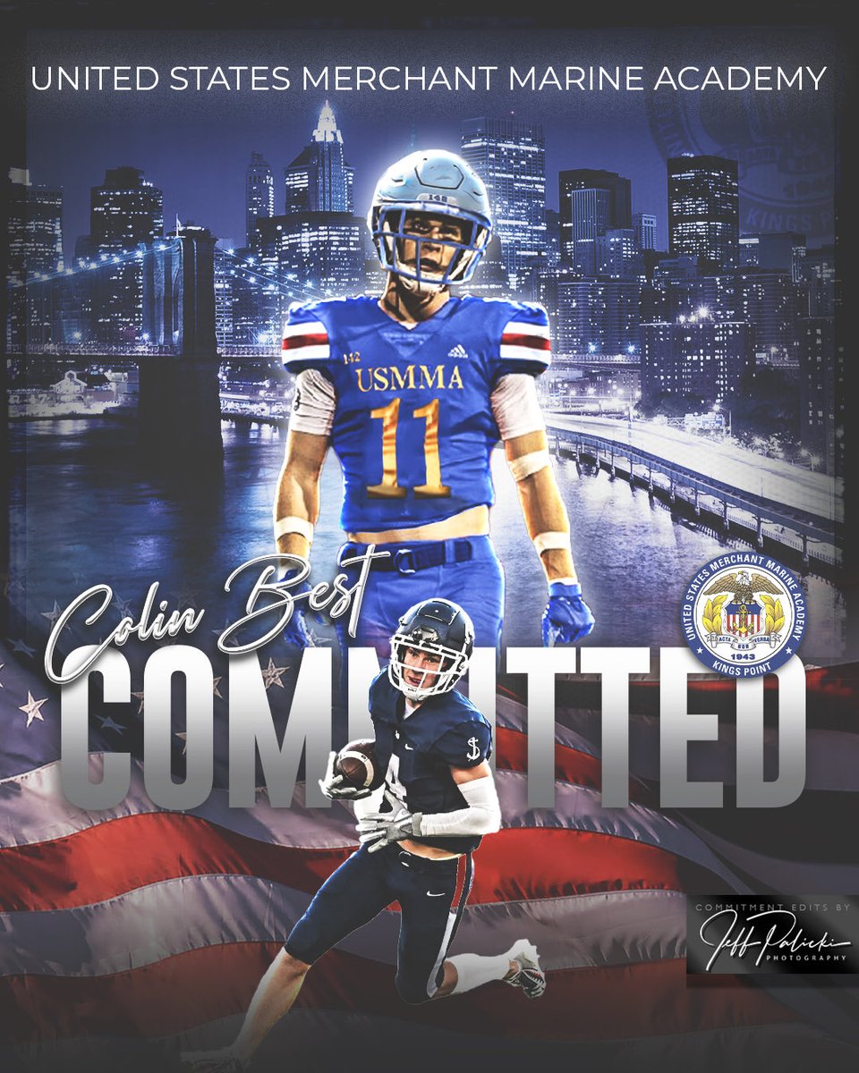 Colin Best (@col1nbest) on Twitter photo 100% Committed!!
I want to thank my family, coaches, teammates and friends who have helped me along the way. Thank you <a href="/CoachKikel/">James Kikel</a> for giving me this opportunity. Excited for the next four years at the Merchant Marine Academy.
<a href="/LOLakersFB/">LO Lakers Football</a> <a href="/USMMAFootball/">USMMA Football</a> 100% Committed!!
I want to thank my family, coaches, teammates and friends who have helped me along the way. Thank you <a href="/CoachKikel/">James Kikel</a> for giving me this opportunity. Excited for the next four years at the Merchant Marine Academy.
<a href="/LOLakersFB/">LO Lakers Football</a> <a href="/USMMAFootball/">USMMA Football</a>