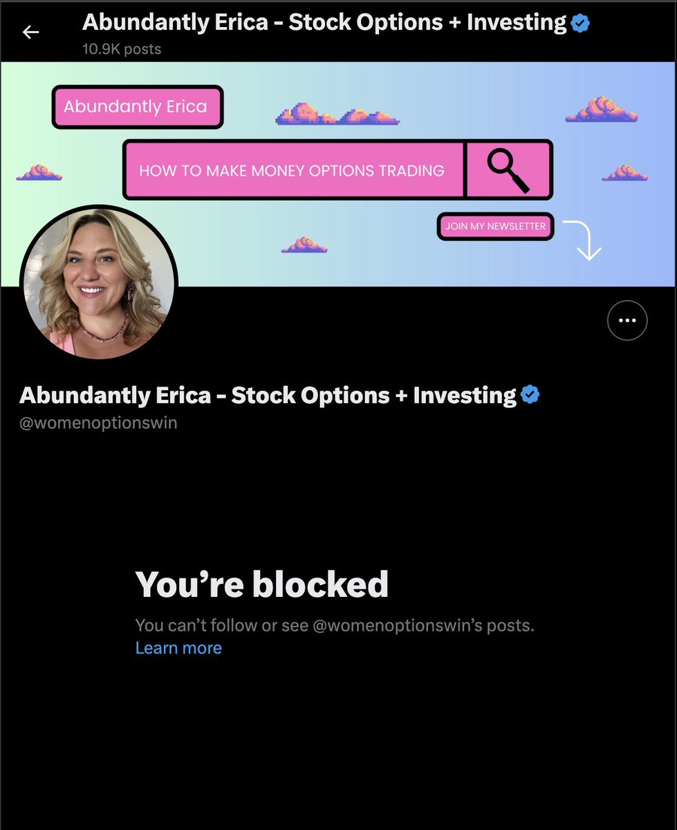 Incredible you can get blocked for asking someone to show their P&L

AND they want to charge you $5k for their mentorship

I can promise you that if I ever did a mentorship and charged that much, I would have live logins ready of my TD Ameritrade account + all cash held within my…