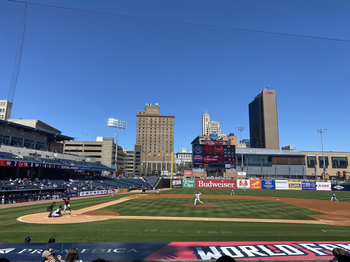 Great day for 2 @MudHens Especially nice to meet up with friends @kelabration @EPro04 @JerkStoreJoe