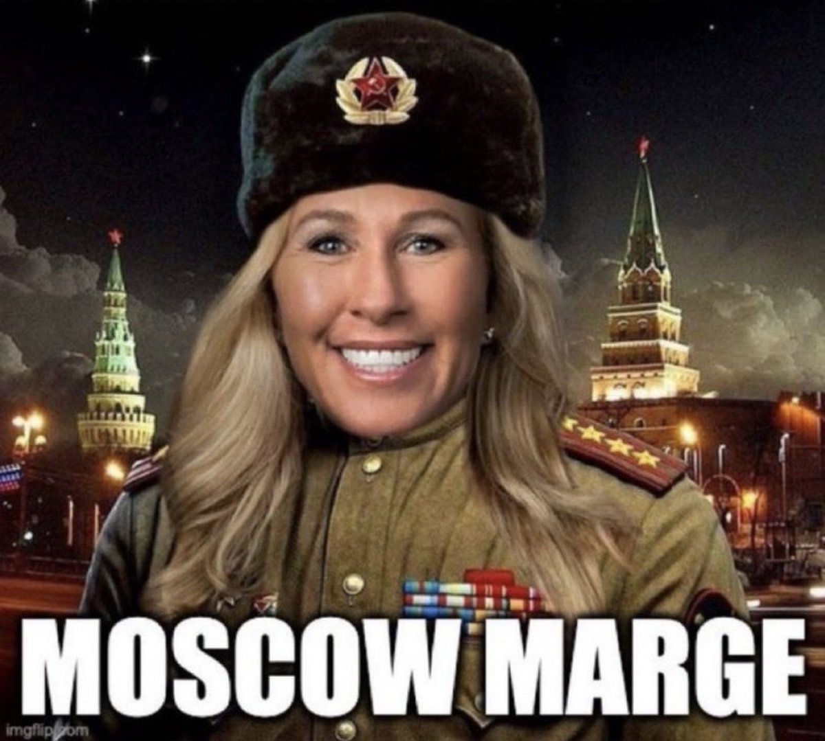 sunsungirly's tweet image. Marjorie Taylor Greene hates being called #MoscowMarge 

You know what to do ☺️