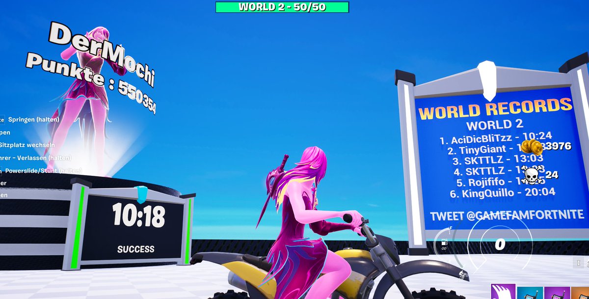 DerM0chi's tweet photo. @GamefamFortnite 😎 https://t.co/wR2hcGarwg