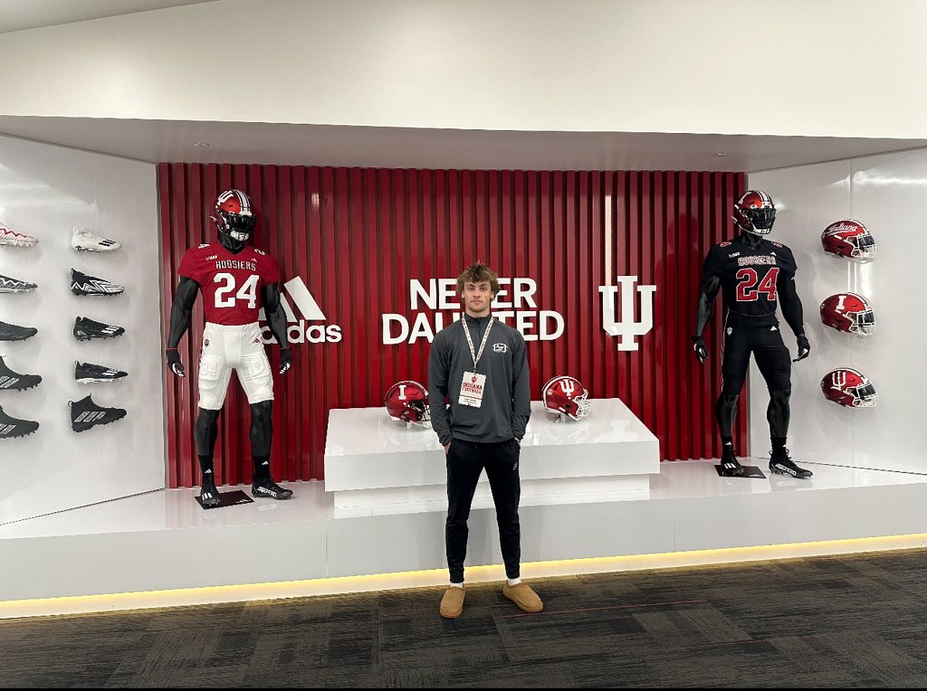 KinneeGrant's tweet photo. Had a great time at IU! Thank you @Coach_BHaines @IndianaFootball https://t.co/KsRTV6R2Bh