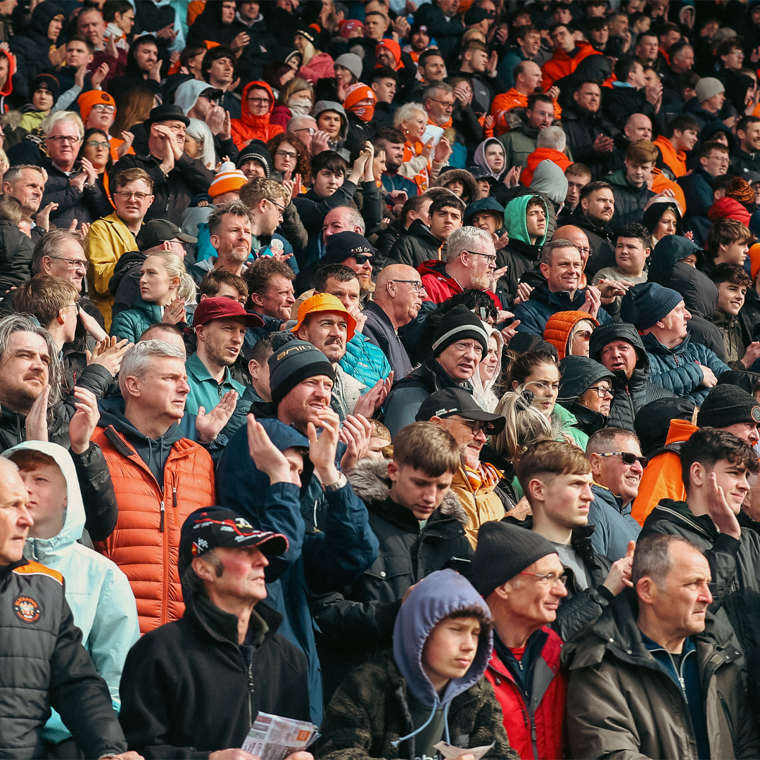 1548 of you in a sold out away end yesterday. Huge respect to every single one of you who made the trip in difficult conditions! 🧡 🍊 #UTMP