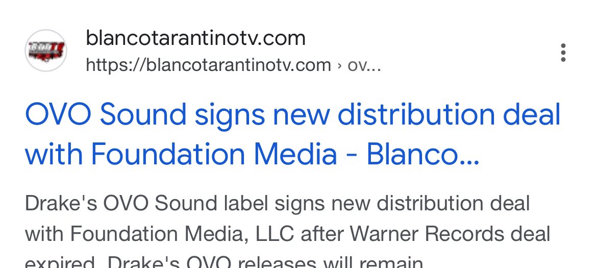 If you wondering if this #drake diss song is real. Here’s your answer. Their distribution company has taken it down off different sites bc of copyright grounds. #Drake #Kendrick #ovo #Foundationmedia