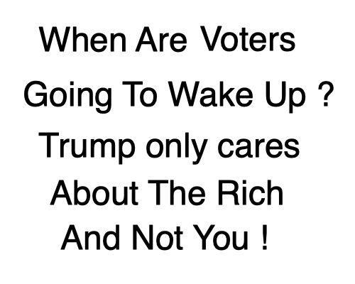 HowardPearlman9's tweet photo. Wake Up Trump Voters !
#Trump is #Conning Y0U ! https://t.co/almnhzHcCA