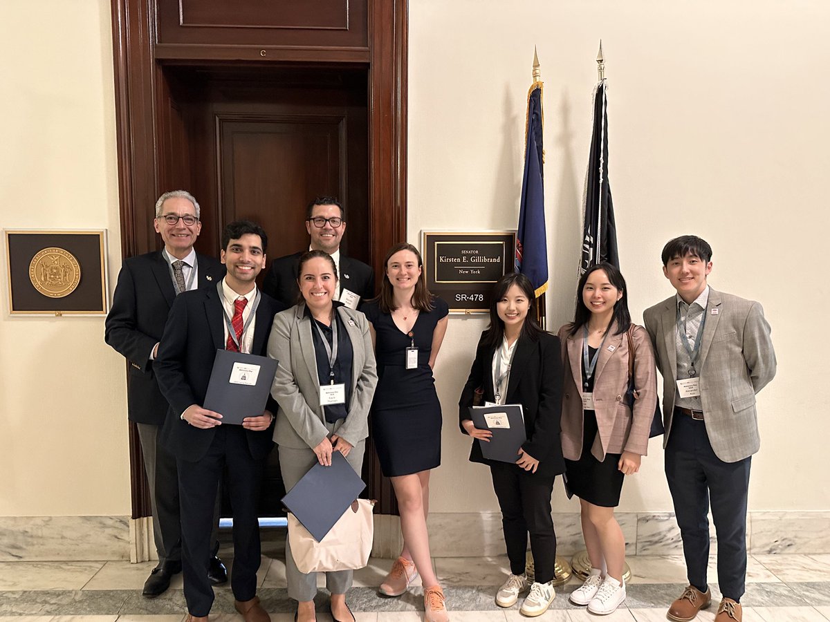 Our New York group on Capitol Hill with @UBuffalo School of Dental Medicine dean Marcelo Araujo and enthusiastic students from @ColumbiaUDental advocating for #FUNDORALHEALTH @AADOCR @adeaweb @NIDCR