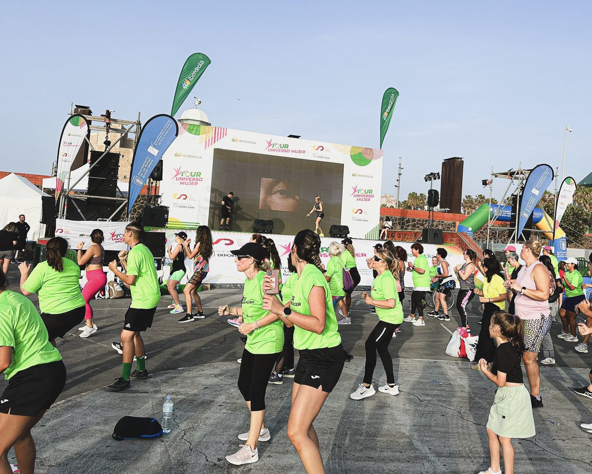 ¡¡Con esta ENERGÍA ha recibido Las Palmas el @Tour_UM!! 🤩🙌🏽 32 federaciones haciendo disfrutar a toda la isla 🤺💚 🗓️ 13-14 de abril 📍 Parque El Rincón ¡No te lo pierdas! 💪🏽