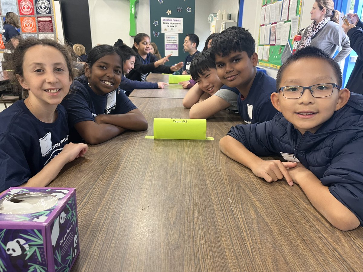 Our Brookside Scholars are ready to compete in the Math Olympiad!  We are so proud of our Mathematicians!  #opshares #stem