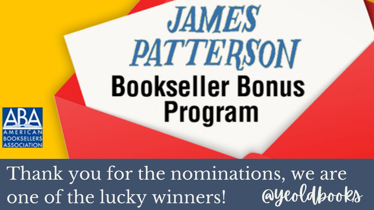 Special thanks to @JP_books for his continued support of Indie Bookstores and Libraries.

@americanbooksellersassociation
#jamespatterson #bookstagram #booklovers #indiebookstore #librarylife #yeoldbooks #wenatcheebooks