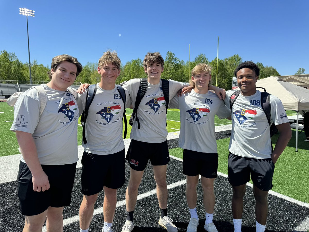 Thank you <a href="/CoachesCombines/">Carolinas Coaches Combine</a> and <a href="/NealSmith10/">Neal Smith</a> for hosting our <a href="/NCAFootball_/">Northside Christian Football</a> boys today! Proud of our guys and excited for our future! #EternityMatters #allN <a href="/LouatTheState/">Lou Bezjak</a> <a href="/CDearing82/">Chris Dearing</a> <a href="/junebugnewyork/">Thomas Grant Jr.</a>