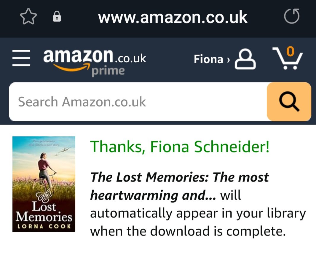 #TheLostMemories by @LornaCookAuthor is currently only 99p on Kindle, so I have treated myself! I can't wait to get lost in the story, I've loved all of Lorna's other books so far 🥰 #HistoricalRomance #readersoftwitter #booklovers #kindlebooks
