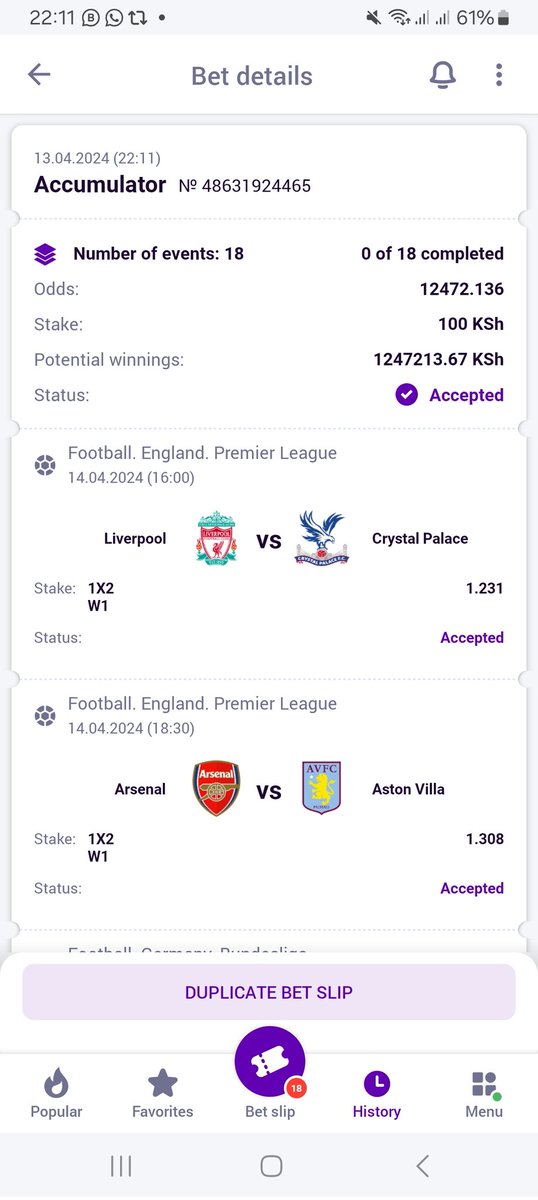 AntonioWallahi's tweet photo. 18 games, 12K odds

Helabet code 📲 1XFT6
Megapari code 📲 BE3T6

You can now convert codes very easily on our website.

📲 https://t.co/tvTgUlELSB, always adding features that can help. https://t.co/j7U1Gd1ttC