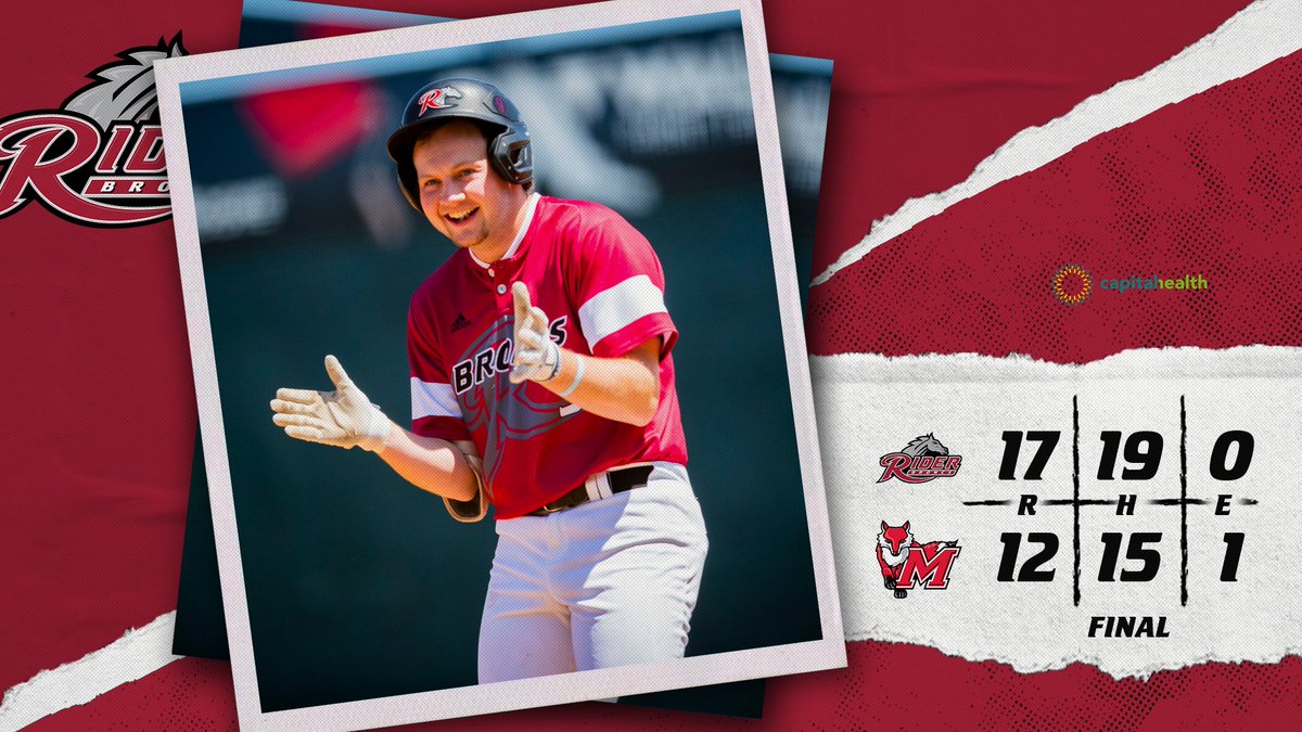 BRONCS WIN! We stay perfect in MAAC play and get set for game two in a bit! 📍 Poughkeepsie, NY 📊 bit.ly/3MRIvi3 #GoBroncs | #MAACBaseball