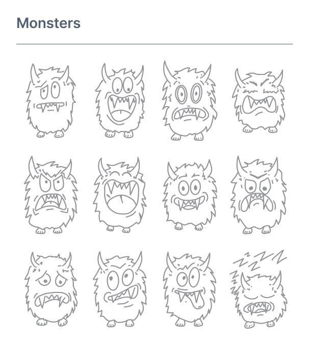 drewklevan_'s tweet photo. Wireframe Monsters

#daretoshare24 #daretoshare #wireframe #wireframesketches #appdesign #appwireframe https://t.co/sLoOn9fQNQ