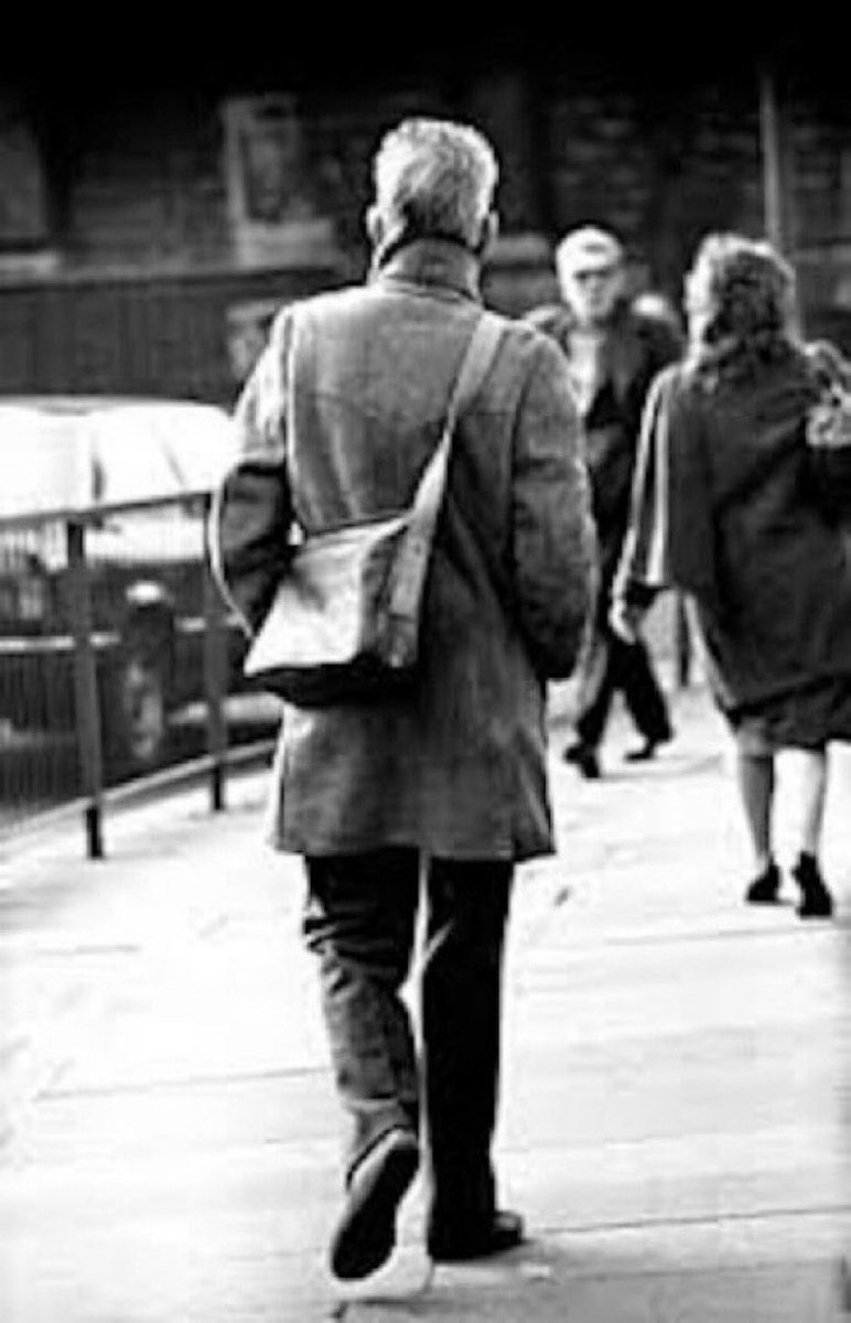 WAITING FOR GODOT Vladimir: “Well? Shall we go?” Estragon: “Yes, let's go.” They do not move. ~ Samuel Beckett Born on this day, in 1906 📷 John Minihan