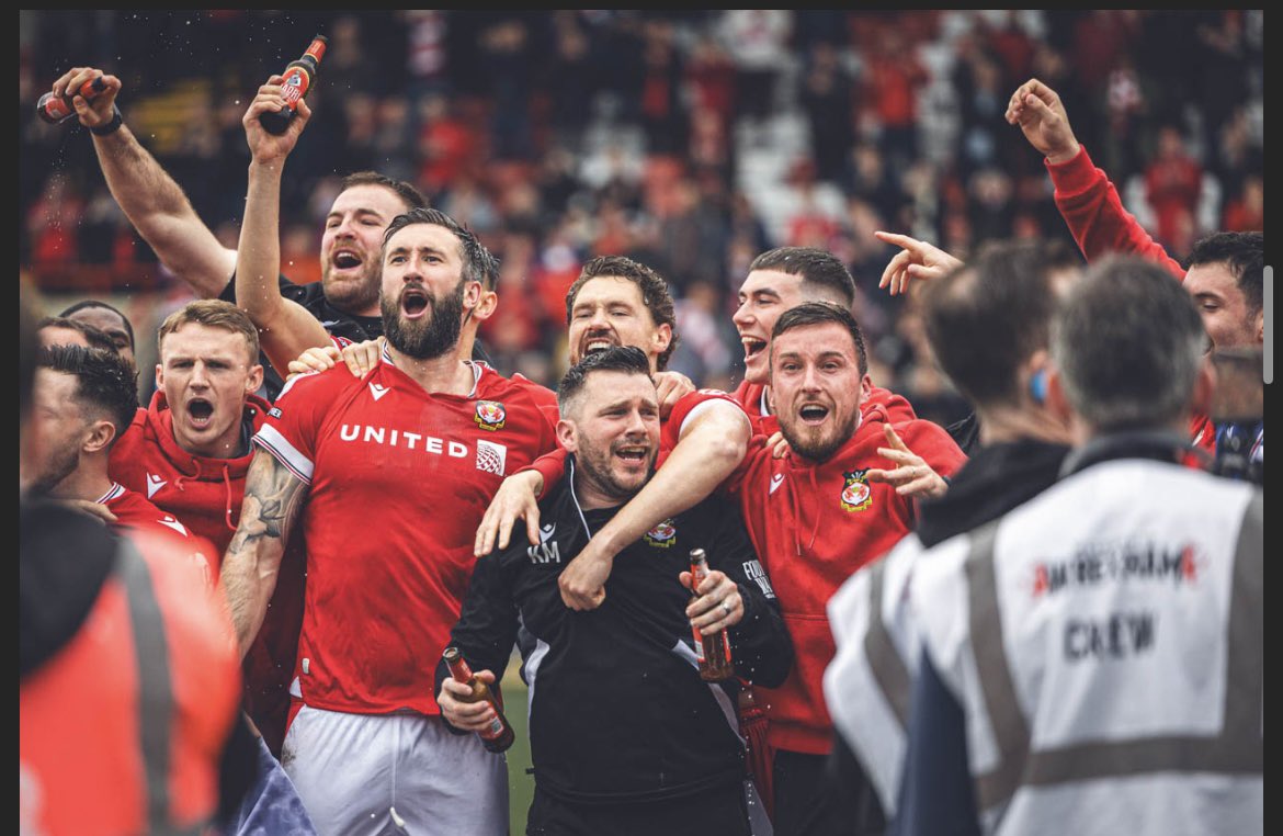 Another very special day, with very special people at a very special club ❤️<a href="/Wrexham_AFC/">Wrexham AFC</a> #promotion
