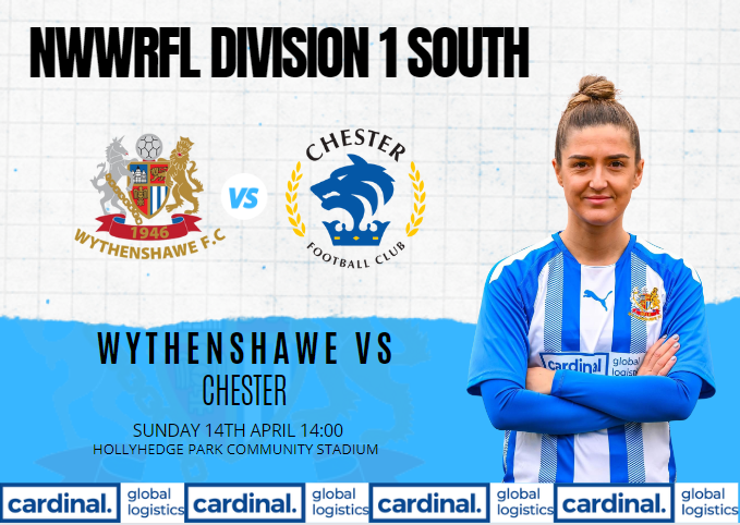 ⚽️Next Up⚽️ Tomorrow afternoon we welcome @CFCWomens to Hollyhedge Park Community Stadium (M22 4US) in what could prove to be a massive clash at the top of the table. We'd love to see as many of you there as possible to support. Kick Off 2pm Admission FREE #UpTheAmmies