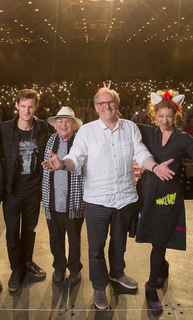 Happy birthday to the man in white …