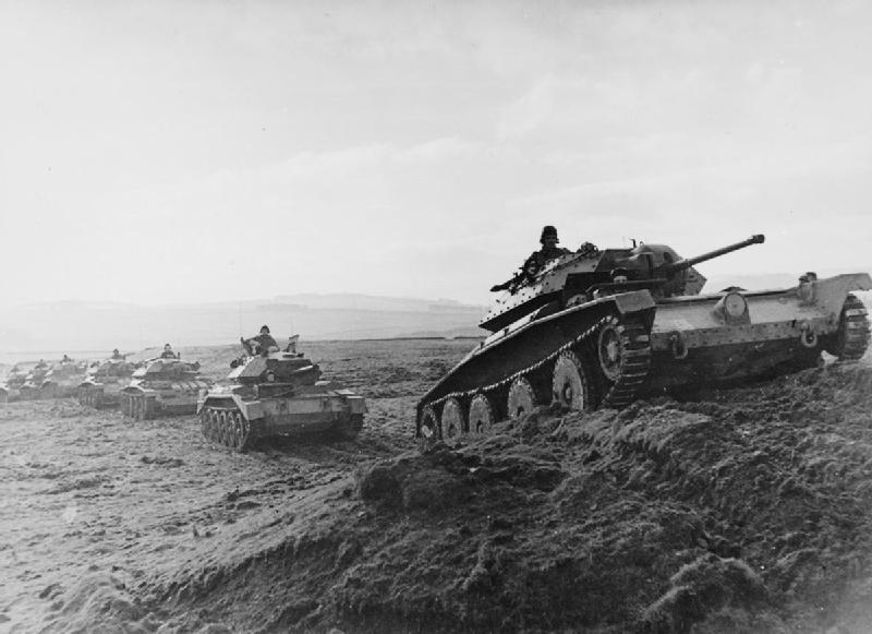 British Covenanter and Crusader tanks of Polish 1st Armored Division in Britain, 1944. #History #WWII