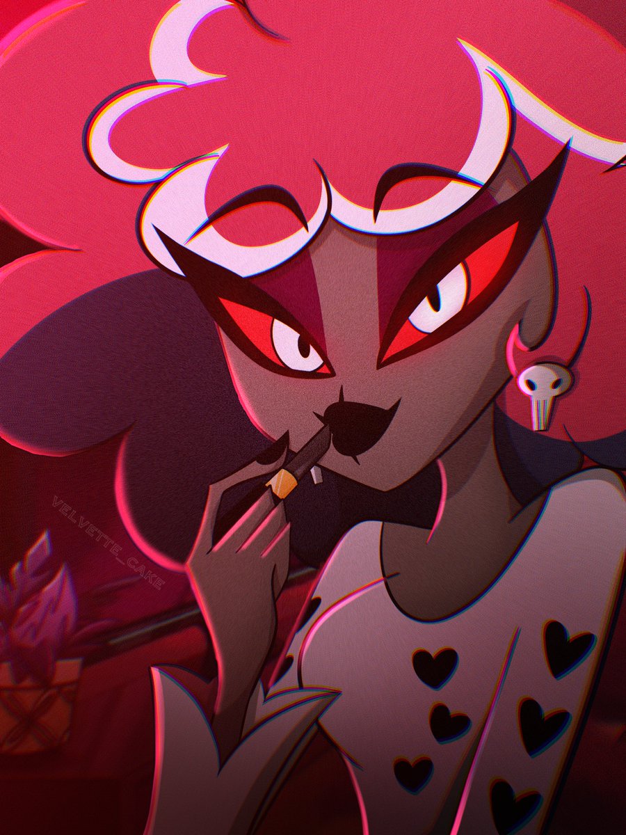 did this for my Velvette’s rp acc👀♥️ #HazbinHotel #HazbinHotelVelvette #HazbinHotelVelvete #Velvette #Vees #VVV