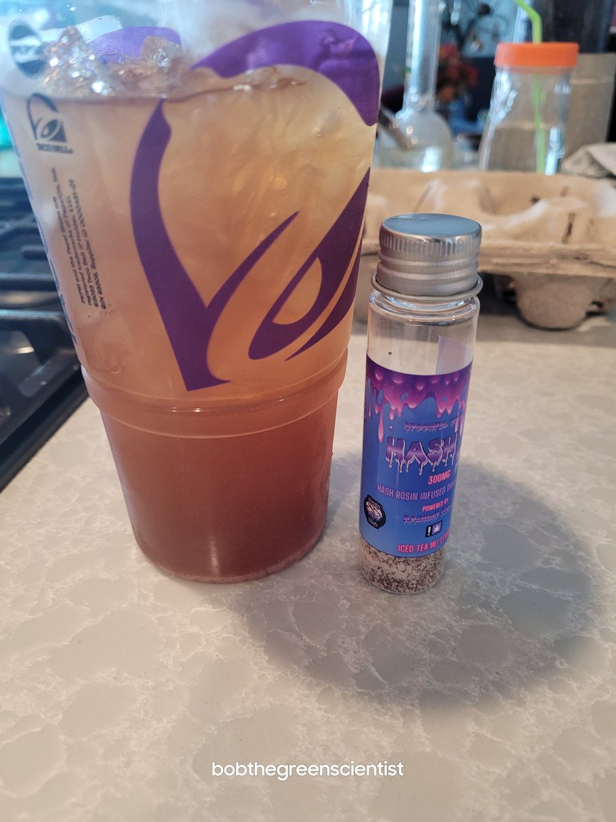 cannabisinfuse's tweet photo. Sweet tea with Ice Tea w/ Lemon #hash20 omfg that was delicious 😋 thank you @spoonfulofdank_ @RainingRosin https://t.co/9Ne21AaI2P