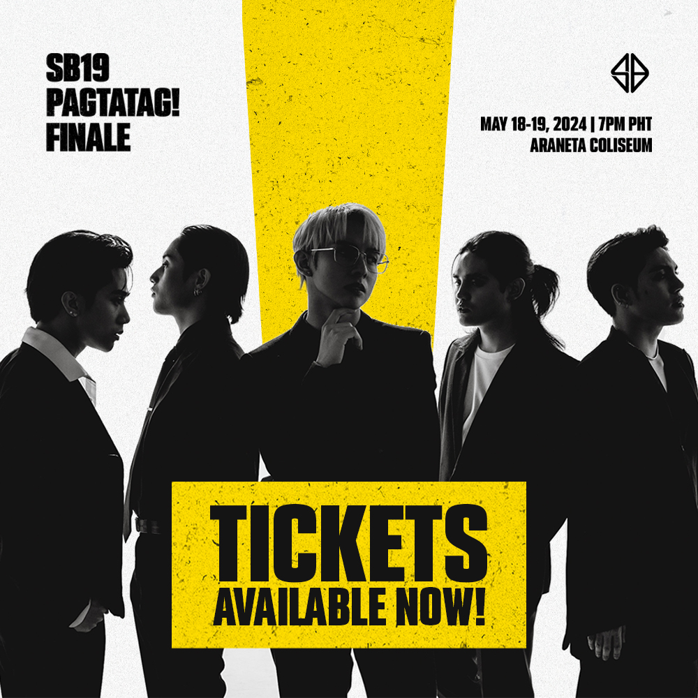 ⚠️ [D-DAY] PAGTATAG! FINALE TICKETING May 18-19, 2024 | 7PM Araneta Coliseum 📢 TICKETS AVAILABLE NOW via any TicketNet Outlets Nationwide or through ticketnet.com.ph See you A'TIN! #SB19 #PAGTATAG #SB19PAGTATAG #PAGTATAGWorldTour #PAGTATAGFINALE